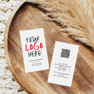 Carte De Visite Logo moderne, minime et remplaçable