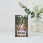 Carte De Visite Logo moderne | Photographe vertical (Debout devant)