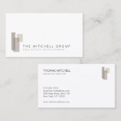 Carte De Visite Logo moderne pour Immobilier, Constructeur, Archit (Devant / Derrière)