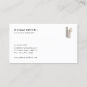 Carte De Visite Logo moderne pour Immobilier, Constructeur, Archit (Dos)