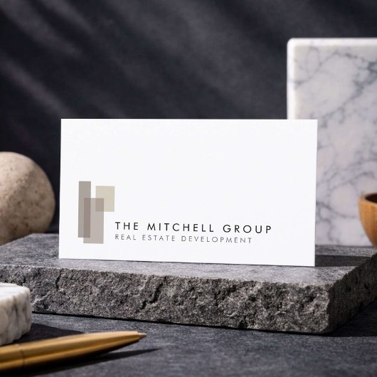 Carte De Visite Logo moderne pour Immobilier, Constructeur, Archit