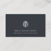 Carte De Visite Logo moderne simple (Devant)