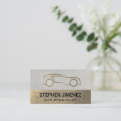 Carte De Visite Logo Moderne Stylisé (Debout devant)