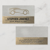 Carte De Visite Logo Moderne Stylisé (Devant / Derrière)