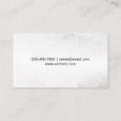 Carte De Visite Logo moderne Tech Blue (Dos)