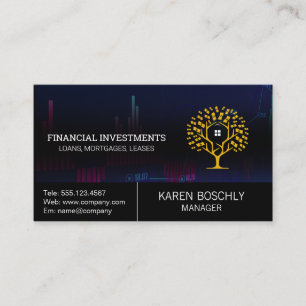 Carte De Visite Logo Money Tree   Investissements 
