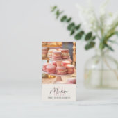 Carte De Visite Logo Monogramme de boulangerie (Debout devant)