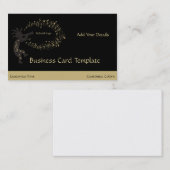 Carte de visite logo Music Notes Kokopelli (Devant / Derrière)