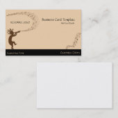 Carte de visite logo Music Notes Kokopelli (Devant / Derrière)