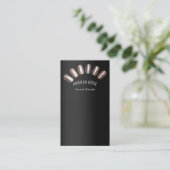 Carte De Visite Logo Nails Professionnels Manucure Pedicure Pearl (Debout devant)