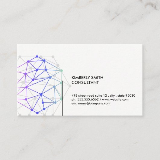 Carte De Visite Logo Network Tech (Devant)