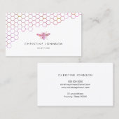 Carte De Visite logo nid d'abeille (Devant / Derrière)