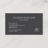 Carte de visite Logo Noir (Dos)