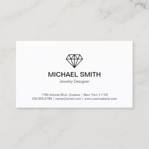 Carte De Visite Logo noir blanc carreau apparence professionnelle