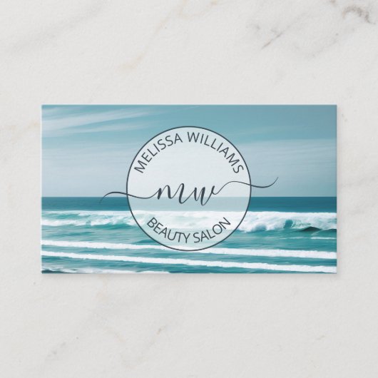 Carte De Visite Logo Ocean (Devant)