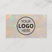 Carte De Visite Logo Opal Stone Code QR (Devant)