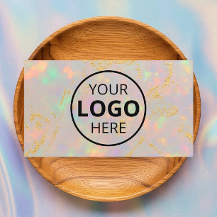 Carte De Visite Logo Opal Stone Code QR