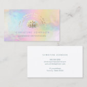 Carte De Visite logo or lotus (Devant / Derrière)