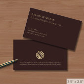 Carte De Visite Logo Or Professionnel Simple