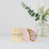 Carte De Visite logo papillon (Debout devant)