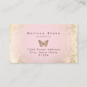 Carte De Visite logo papillon (Dos)