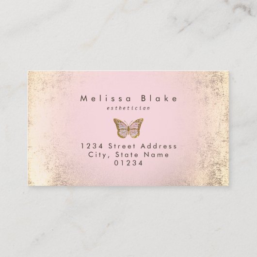 Carte De Visite logo papillon (Dos)