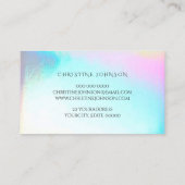 Carte De Visite logo papillon cheveux et ongles (Dos)