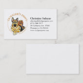 Carte De Visite Logo Paws (Devant / Derrière)