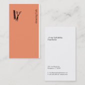 Carte De Visite Logo (pêche) (Devant / Derrière)