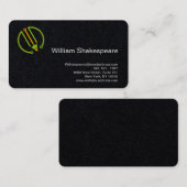 Carte De Visite Logo Pencil Tech Education (Devant / Derrière)