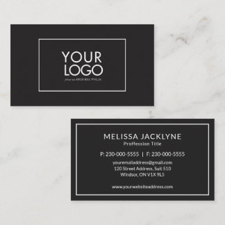 Carte De Visite Logo personnalisé