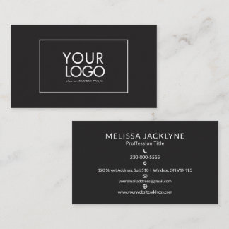 Carte De Visite Logo personnalisé