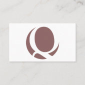 Carte De Visite Logo personnalisé (Dos)