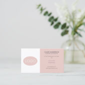 Carte De Visite Logo personnalisé (Debout devant)