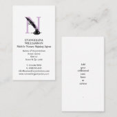 Carte de visite LOGO personnalisé de l'AGENT NOTAI (Devant / Derrière)