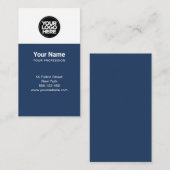 Carte De Visite Logo personnalisé de l'entreprise (Devant / Derrière)