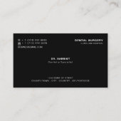 Carte De Visite Logo Personnalisé, Dentistère, Dentiste (Devant)
