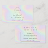 Carte De Visite Logo personnalisé des extensions pour les cils arc (Devant / Derrière)