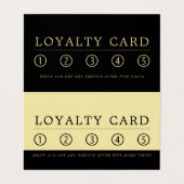 Carte De Visite Logo personnalisé - Double fidélité (Intérieur déplié)