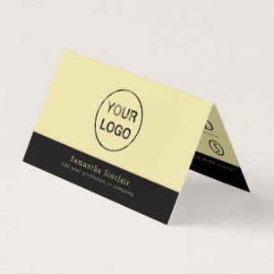Carte De Visite Logo personnalisé - Double fidélité