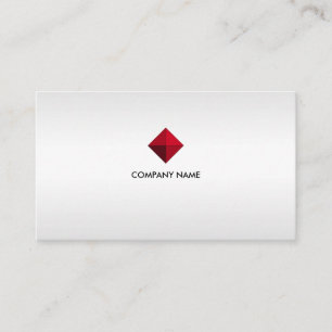 Carte De Visite Logo personnalisé élégant sur les tons argent