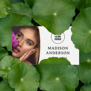 Carte De Visite Logo personnalisé, maquillage professionnel QR Cod