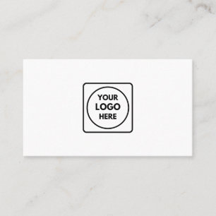 Carte De Visite Logo personnalisé   Minimaliste Entreprise Profess