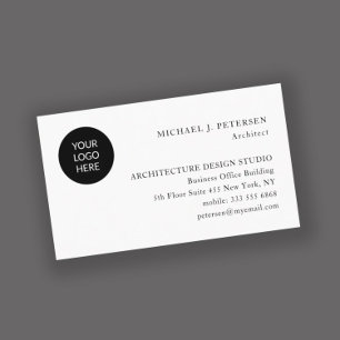 Carte De Visite Logo personnalisé minimaliste simple professionnel