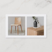 Carte De Visite Logo Personnalisé Moderne, 2 Photos de Produits &  (Dos)