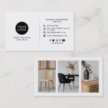 Logo personnalisé moderne, 3 photos de produit et