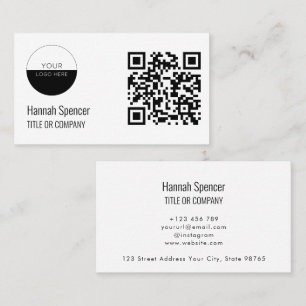 Carte De Visite Logo personnalisé   Moderne Professionnel