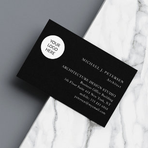 Carte De Visite Logo personnalisé professionnel simple minimaliste