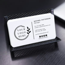 Logo personnalisé QR de médias sociaux pour l'imag