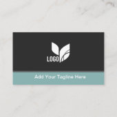 Carte De Visite Logo personnalisé QR Moderne (Dos)